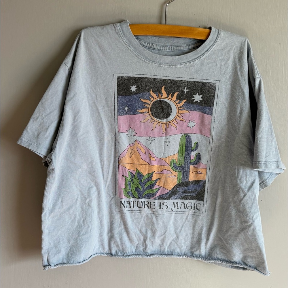 Mighty Fine Gray Graphic Tee